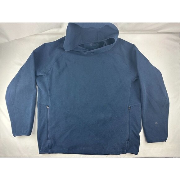Lululemon Men’s Textured Spacer Classic Hoodie Navy Quick Dry Size XL - Picture 1 of 7